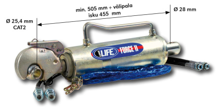 HYDRAULINEN TYÖNTÖVARSI 90/35/455 NIVEL-CAT2 PIKA