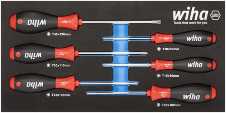 RUUVIMEISSELISARJA 6-OS. T10-T40 FOAM