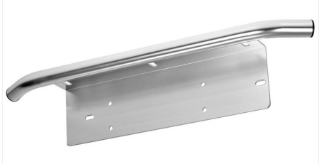 LISÄVALOTELINE REKISTERIKILVEN TAAKSE, 32MM ALUMIINI KORISTEPUTK