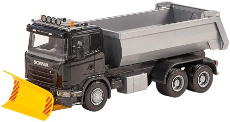 EMEK Scania aurausauto, musta-harmaa