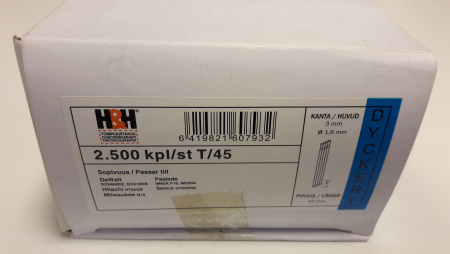 dyckert naula 20° 1,6 / 45 mm T45