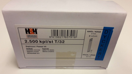 dyckert naula 20° 1,6 / 32 mm