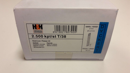 dyckert naula 20° 1,6 / 38 mm