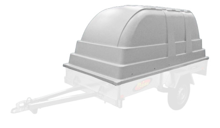 Kuomu M 2526 Jaxal HD-PE, harmaa 125x262 cm