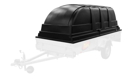 Kuomu M 8038 Jaxal HD-PE, musta 180x380 cm
