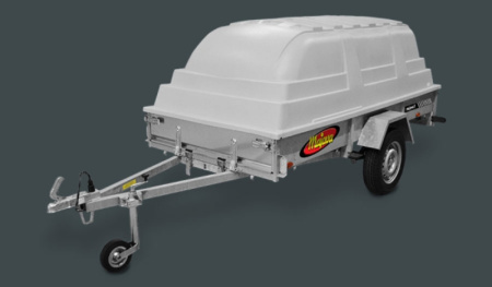 PERÄVAUNU M 2526 LJ 125x262x23cm,825kg + JAXAL 70cm