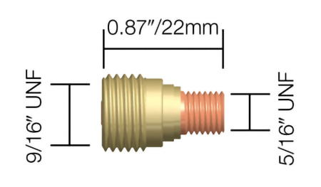 KAASULINSSI 1/8" / 3,2MM WP9 / WP20 PARWELD