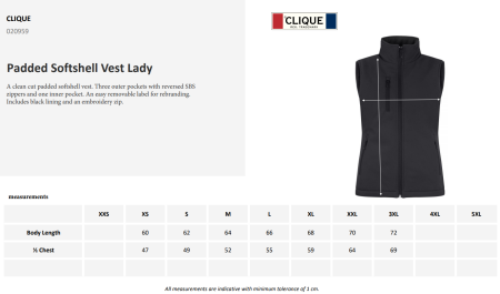 Padded Sofshell Vest Navy Naisten