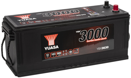 AKKU YUASA 143AH SHD 513x189x223