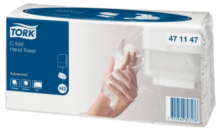 KÄSIPYYHE TORK C-TAITTO 12PKT H3