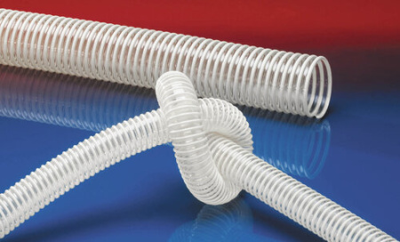 POLYURETAANILETKU PVC-SPIRAALILLA, hinta €/metri