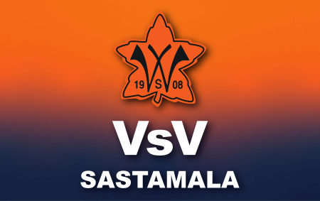 VsV Sastamala kannustuslippu 35x22 cm