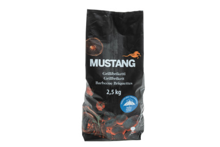 Mustang Grillibriketti kosteuden kestävä pakkaus 2,5 kg 291629