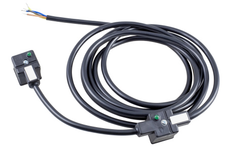 DIN43650 HAARAJOHTO 20CM + 3M DIODI +LED
