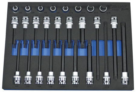 XZN HYLSYKÄRKISARJA1/2" 26-OS. M5-M16