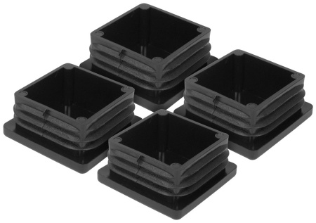PUTKITULPPA 45X45 4 KPL MUSTA