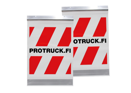 PROTRUCK PERÄLAUDAN VAROITUSLIPPUPARI SIS. ALUMIINIKISKOT, 225X3