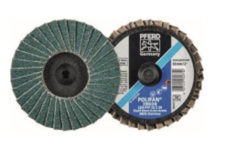PFERD liuskehiomakiekko POLIFAN® Zirkon CDR PFF 75 mm (erikoistilaustuote) P835111VIR