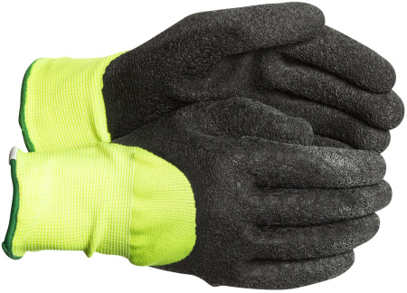 TYÖKÄSINEET LATEX 3/4 HI-VIS