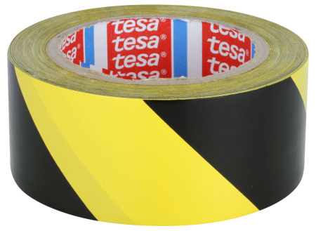 VAROITUSRAITA 60760 KELTA/MUSTA 33M/50MM