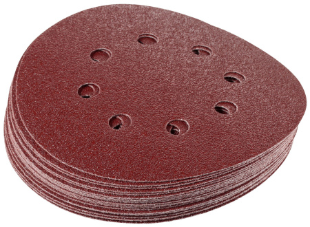 HIOMAPYÖRÖ 125MM 8R P80 PUNAINEN 20KPL