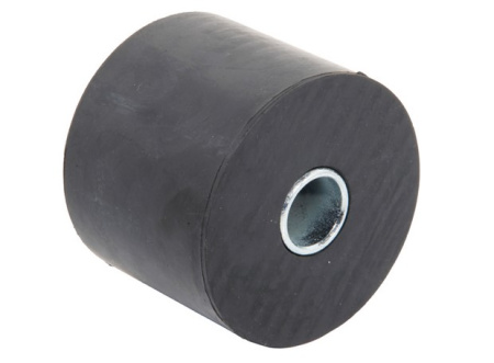 KUMIRULLA Ø 100 / 26 X 80 MM MUOVIHOLKILLA,  "BUT ROLL"RE-ROLL
