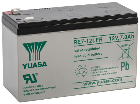 AKKU YUASA SULJETTU 12V/7AH 151X65X97.5