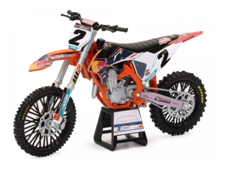 New-Ray, 1:12 Red Bull KTM 450SX-F Cooper Web pienoismalli