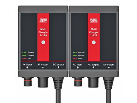 DEFA MULTICHARGER 12V/2X12A  PLUGIN