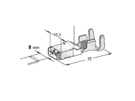 LIITIN F800 8-10MM2 NAAR. 1107670