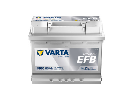 VARTA DYNAMIC EFB 60AH 640A 242X175X190MM -/+
