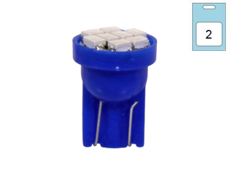 LED-POLTTIMOPARI 12V T10 SIN. 12961LED-SIN