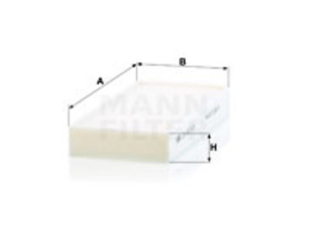 RAITISILMASUODATIN MANN, BMW 1482-CU23015-2