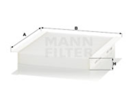 RAITISILMASUODATIN MANN, HONDA 1482-CU2454