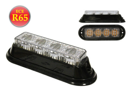 AXIXTECH M36 KELTAINEN LED-TASOVILKKU R65 12-24V 4-LED 1603-300533