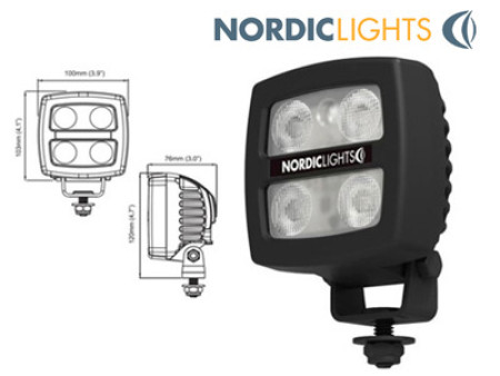 NORDIC SPICA LED PERUUTUSVALO N24R 1605-981120
