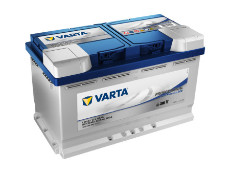 VARTA PROFESSIONAL DP EFB 80AH 315X175X190 -/+ 800A EN 1810-LED80