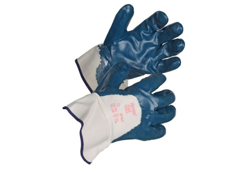 Activarmr Hycron 27-607 / Kämmen&sormet nitriilipinnoitettu / Jersey-puuvillavuori / Turvaranneke