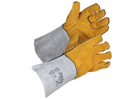 Weld-Pro / Naudan haljasnahkaa / Kevlar-ommel / Vuorillinen