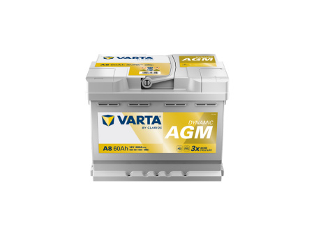 VARTA DYNAMIC AGM 60AH 680A 242X175X190MM -/+