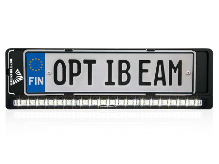 OPTIBEAM E-BAR REVERSE REKISTERIKILPI TYÖ/PERUUTUS VALO