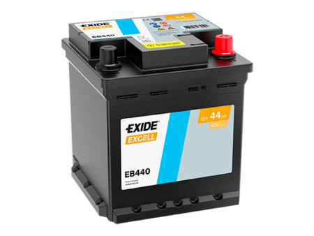 EB440 EXIDE EXCELL 44AH 175X175X190 -/+ 400A
