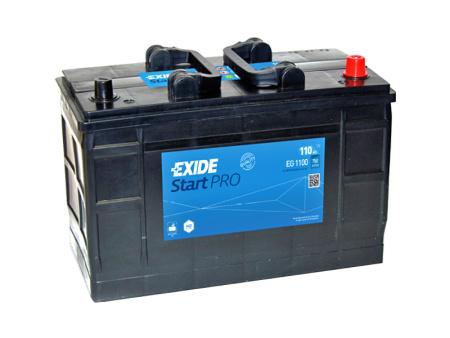 EG1100 EXIDE HD PRO 110AH 349X175X235 -/+ 750A