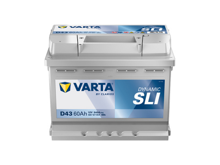 VARTA DYNAMIC SLI 60AH 540A 242X175X190MM +/- 1820-D43