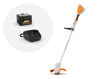FSA 57 Akkutrimmeri, akulla ja laturilla, Stihl