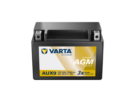 VARTA DYNAMIC AUX 9AH 130A 151X87X106MM +/- 1820-AUX9