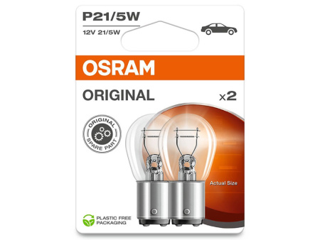 OSRAM ORIGINAL 12V P21/5W DOUBLE