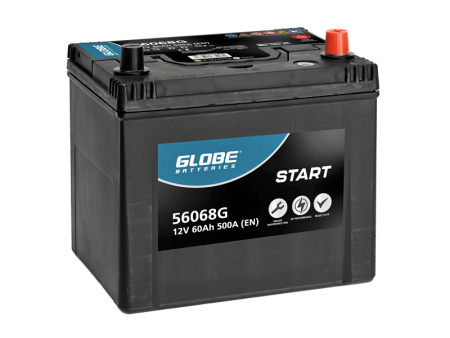 GLOBE START SMF 60AH 231X173X225 -/+ 500A EN