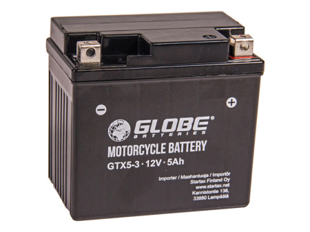 GLOBE GEL 12V 5AH 113X69X105 -/+ 90A (EN)