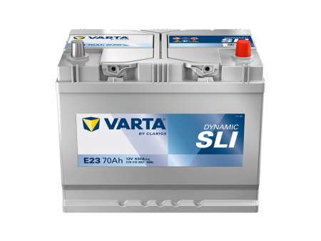 VARTA DYNAMIC SLI 70AH 630A 261X175X220MM -/+